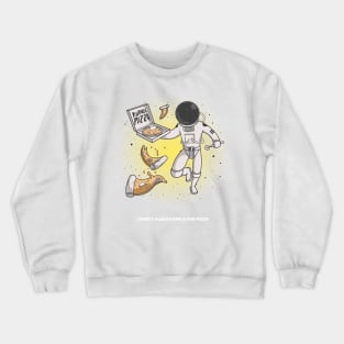 Astronaut Pizza Shirt Crewneck Sweatshirt